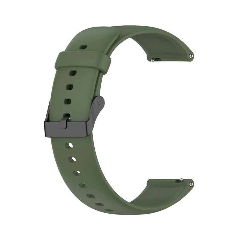 20mm 22mm Silicone watch strap For Samsung Gear S3/Active2/Huawei GT2 /Amazfit bip/Fossil Q/POLAR ignite Vantage M2 wristband