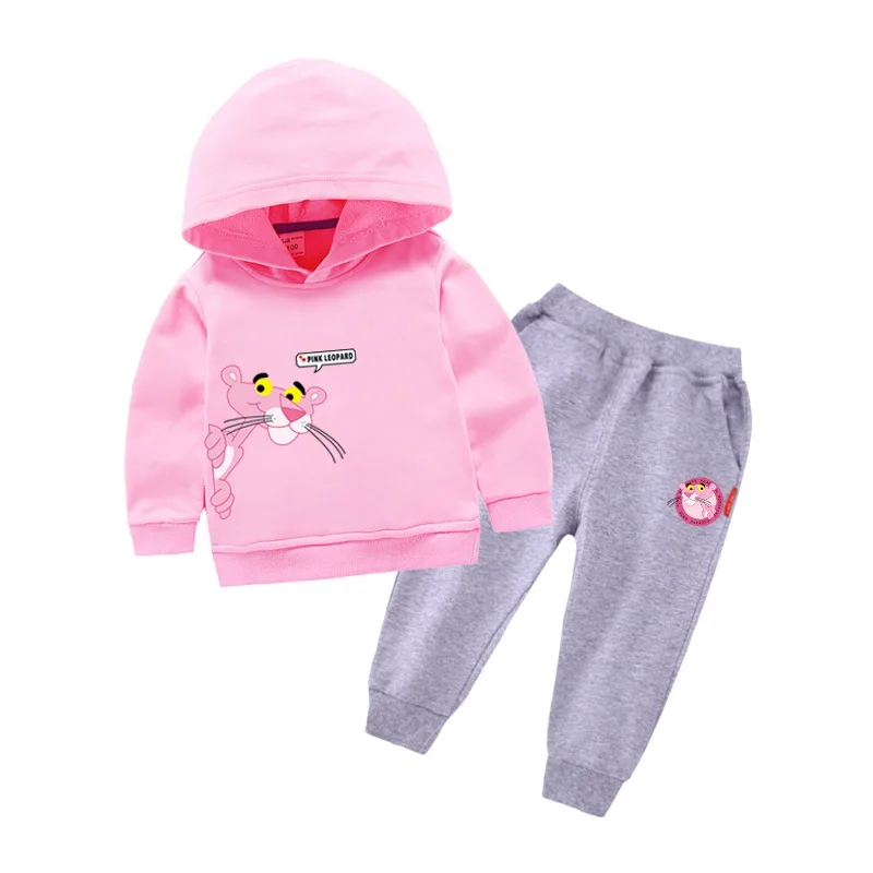 

Girls Spring And Autumn Set Children Hooded Sweater Two-Piece Set Kids Autumn Clothing Clothes Children's Clothing 2019 a-Piece