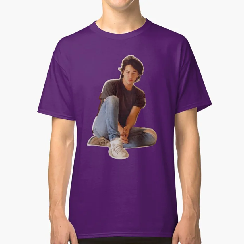 Dreamy Keanu футболка keanu reeves bill и ted keanu ted theodore logan bill teds отличные Приключения young keanu reeves young - Цвет: Фиолетовый