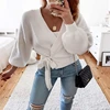 Woman Sweaters Cardigan Autumn Winter Long Sleeve Loose Knitwear Lace Up Warm Tunic Casual Sweaters Streetwear Casual Clothes ► Photo 1/5