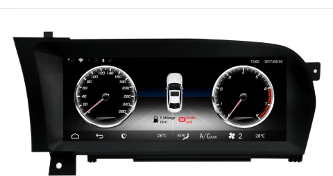 Фото Автомобильный Dvd-плеер 10 25 дюйма Android 8 1 4 Гб ОЗУ 64 ПЗУ gps-навигация для Mercedes Benz S Class