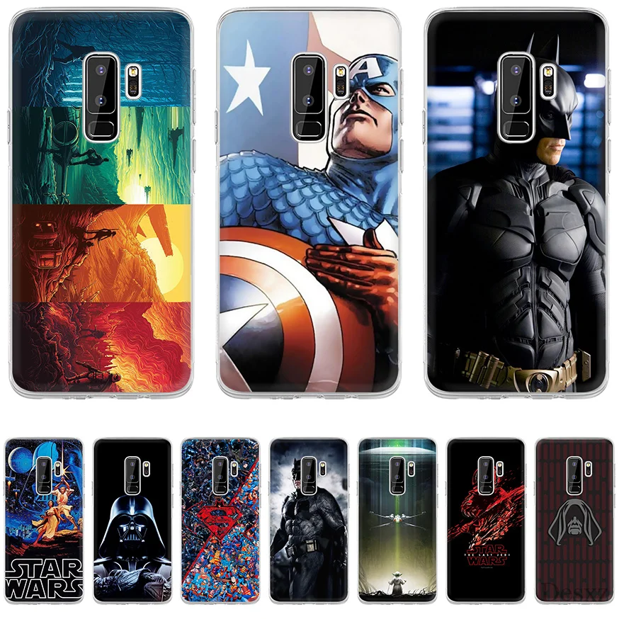 Чехол для samsung Galaxy A3 A5 A6 A8 A9 A10 A20 A30 A40 A50 A60 A70 Звездные войны Дэдпул амиркан