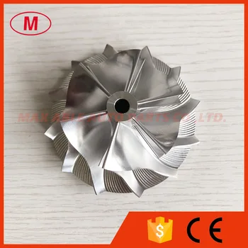 

TB3403 Forward 53.87/76.07mm 6+6 blades turbocharger billet/milling/aluminum 2618 compressor wheel