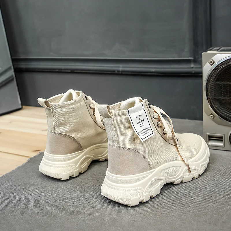 

2019 New Style Autumn And Winter Handsome Martin Boots Women's Versatile Short Boots Students plus Velvet Warm Online Celebrity