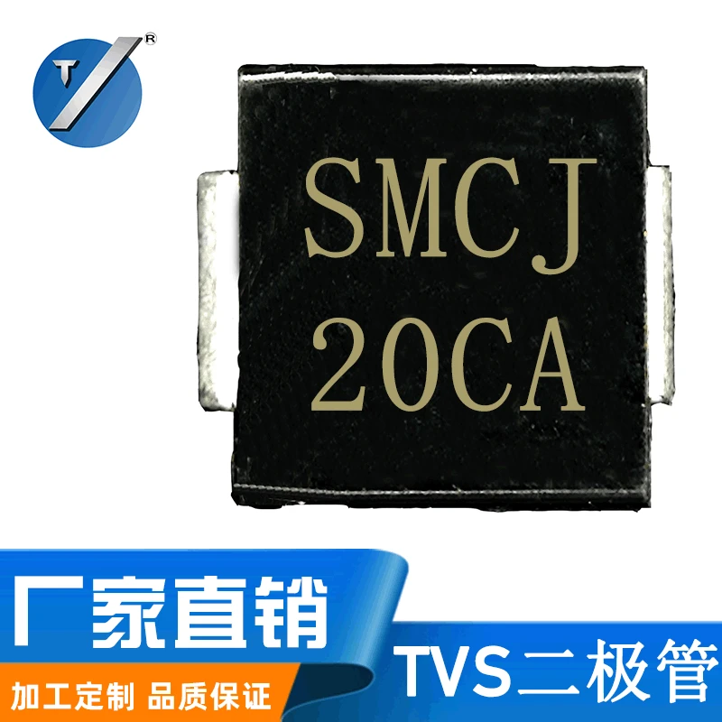 

Original Factory Direct Selling TVS Diodes SMC20CA SMC Package 1500W Patch Transient Voltage Suppressor SMCJ20CA