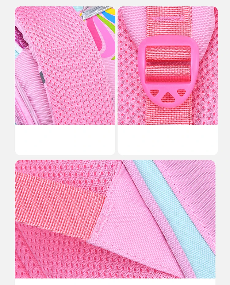 Unicorn Cute Colorful Rainbow Backpack For Girls