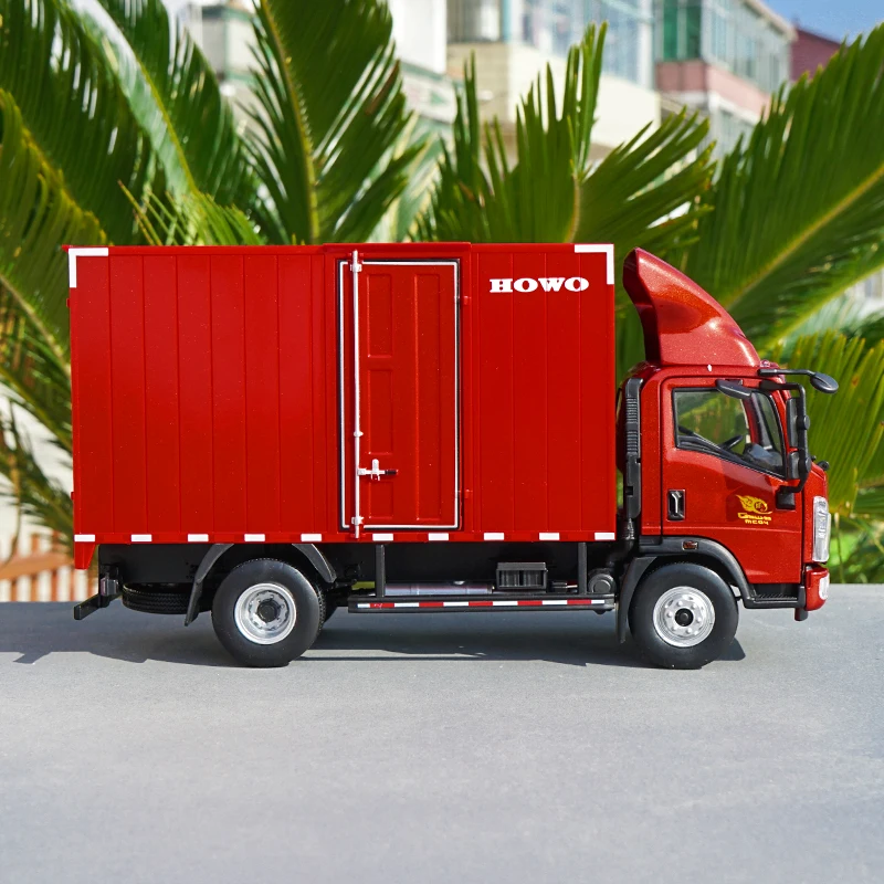 Изысканный, Коллекционная модель из сплава, подарок, 1:24 весы, SinoTruk HOWO,, контейнерные грузовики, литые под давлением, Игрушечная модель