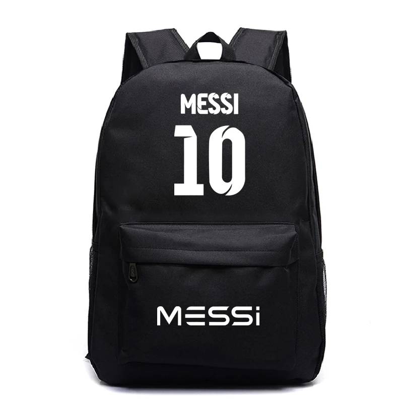 Популярный Футбольный рюкзак Messi10 с новым рисунком для ноутбука Mochila, модный мужской рюкзак для мальчиков и девочек, Мужская и Женская дорожная сумка для ноутбука - Цвет: 3