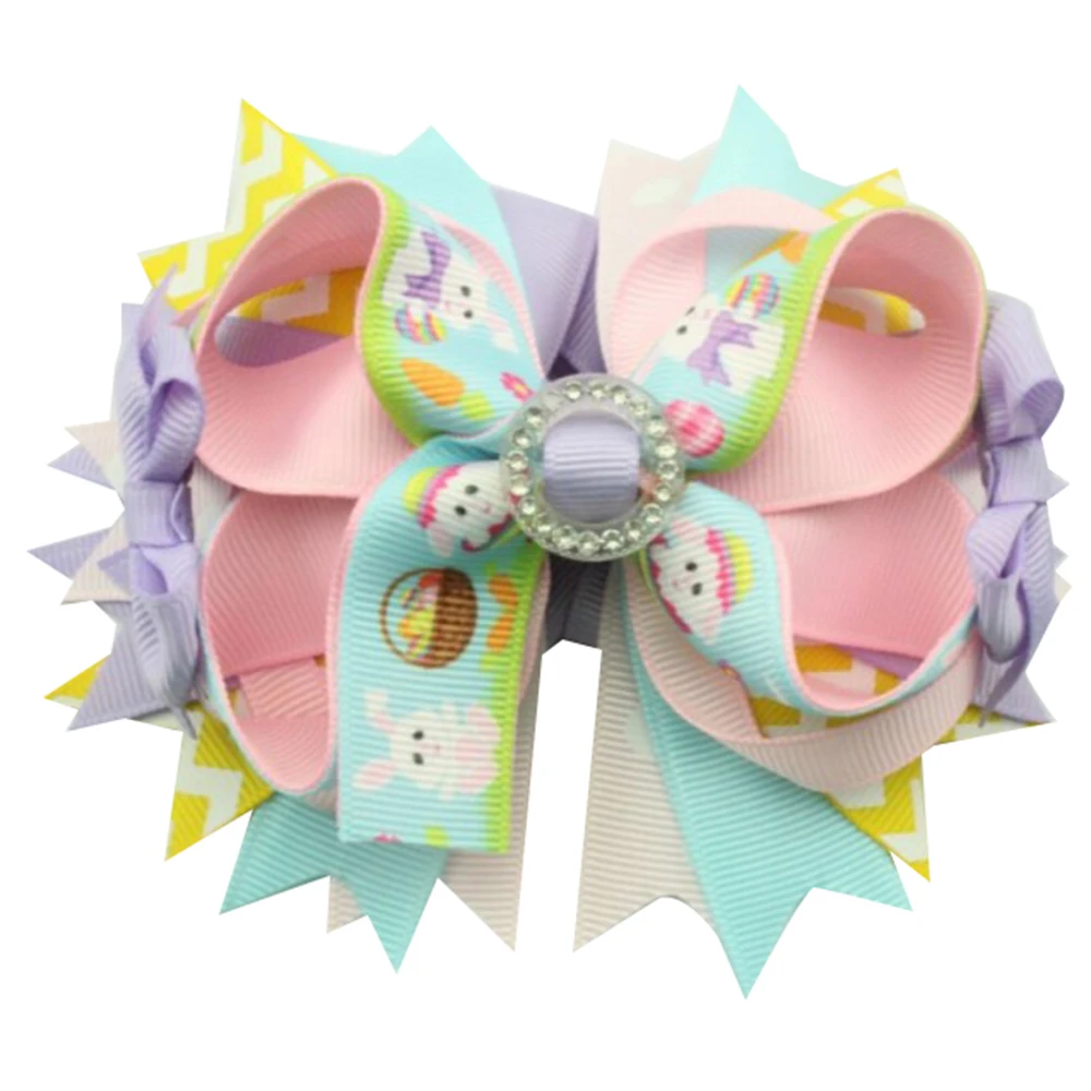 5 дюймов прекрасный заколки для волос для девочек с бантом с рисунками героев мультфильма волос бантики, аксессуары для волос для детей для маленьких девочек Подарки