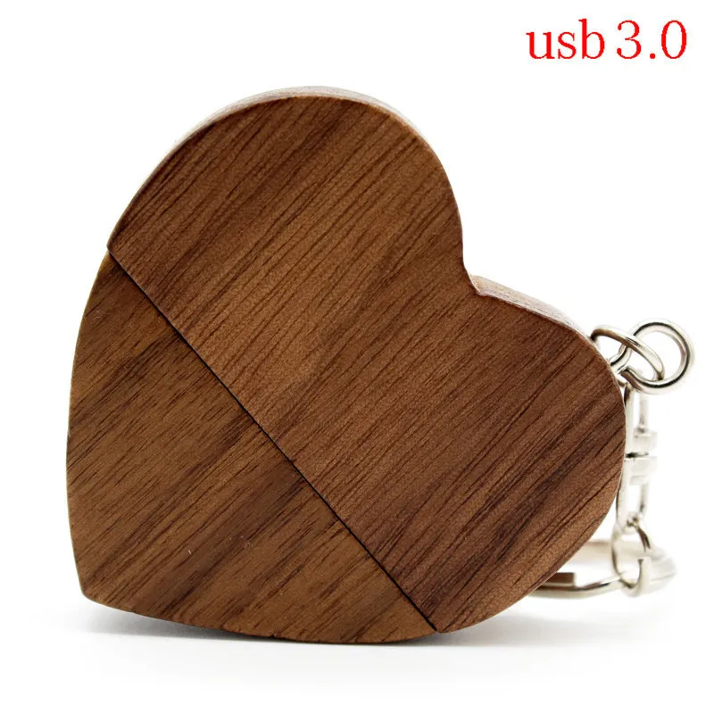 TEXT ME клен и орех Сердце Модель usb3.0 32GB usb флеш-накопитель usb3.0 Флешка 4GB 8GB 16GB Любовь лучший подарок