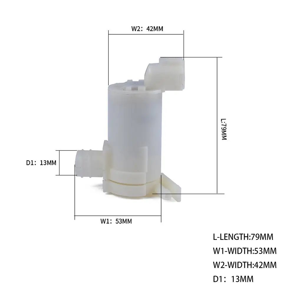 Kuulee Front Windshield Washer Fluid Pump for Nissan Infiniti 93-06 OE:289203Z000