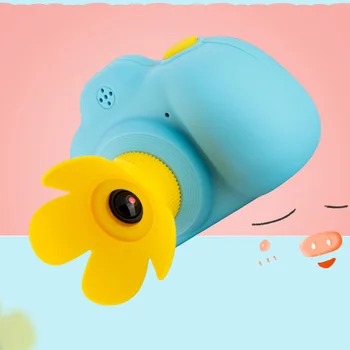 

Children Mini Cute Rechargeable 8 Million Pixels Digital Gift Video Camcorder HD Toy Easy Operate Anti Fall Silicone Kids Camera