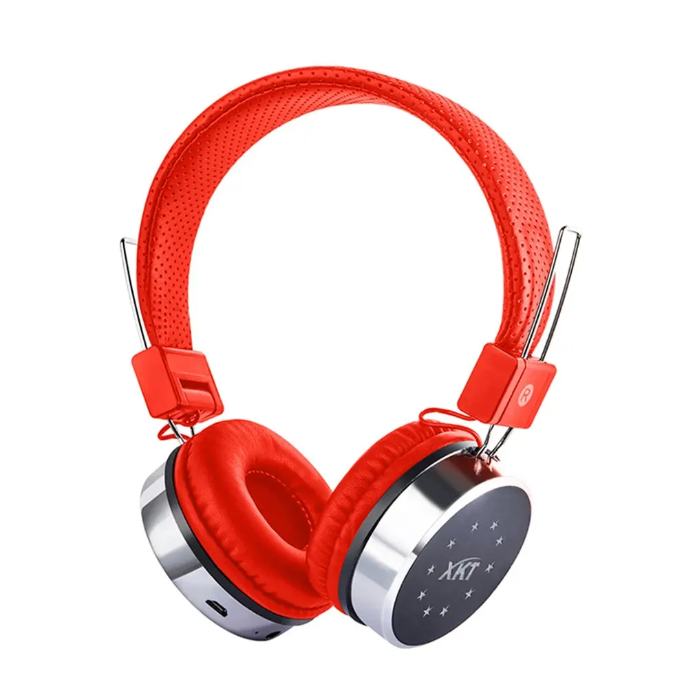 Grey P60 беспроводные наушники Bluetooth наушники 24 часа работы 7 цветов светодиодный свет Поддержка TF карты для мобильного телефона PC tv - Цвет: Grey