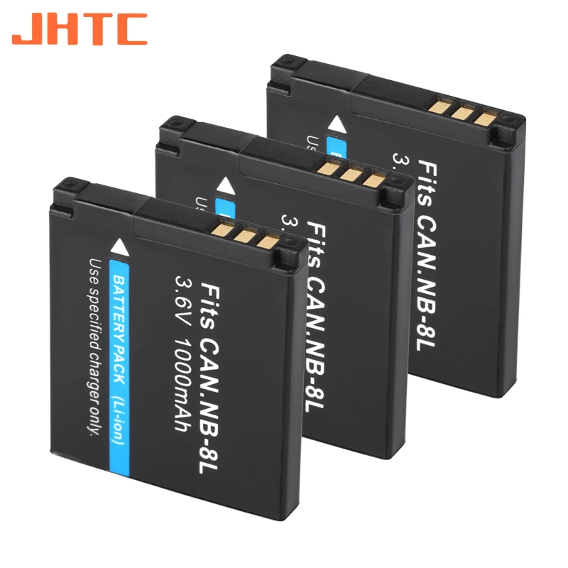 Nb 8L Nb-8L 1000Mah Battery Pack Per Canon Powershot A3300 A3200 A3100 A3000 A2200 A1200 È Nb8L Batterie Della Macchina Fotografica