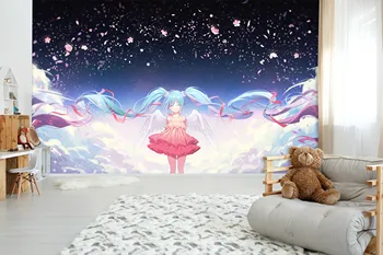 

[Self-Adhesive] 3D Hatsune Miku 197183 Japan Anime Wall Paper mural Wall Print Decal Wall Murals