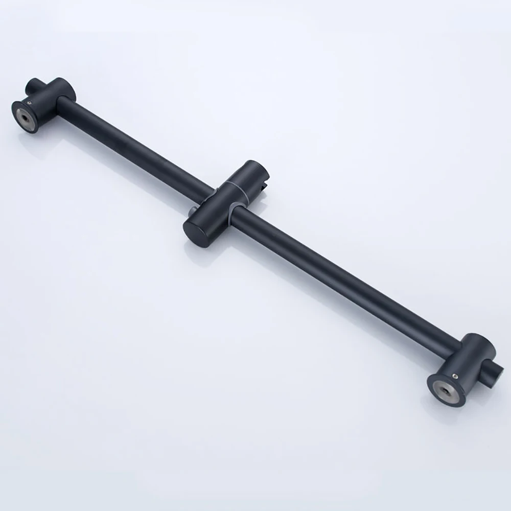 Stainless Steel Bath Sliding Bar Wall Mounted Adjustable Rail Bathroom Accessories Handheld Shower Head Rod