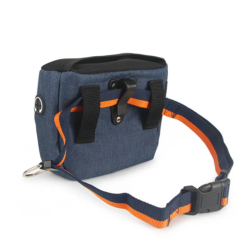 Pet Waist Bag Dog Treat Bag Large Capacity Poop Dispenser Pet Training Pouch Waterproof Reflective Waist Pocket Dog Treat Bag