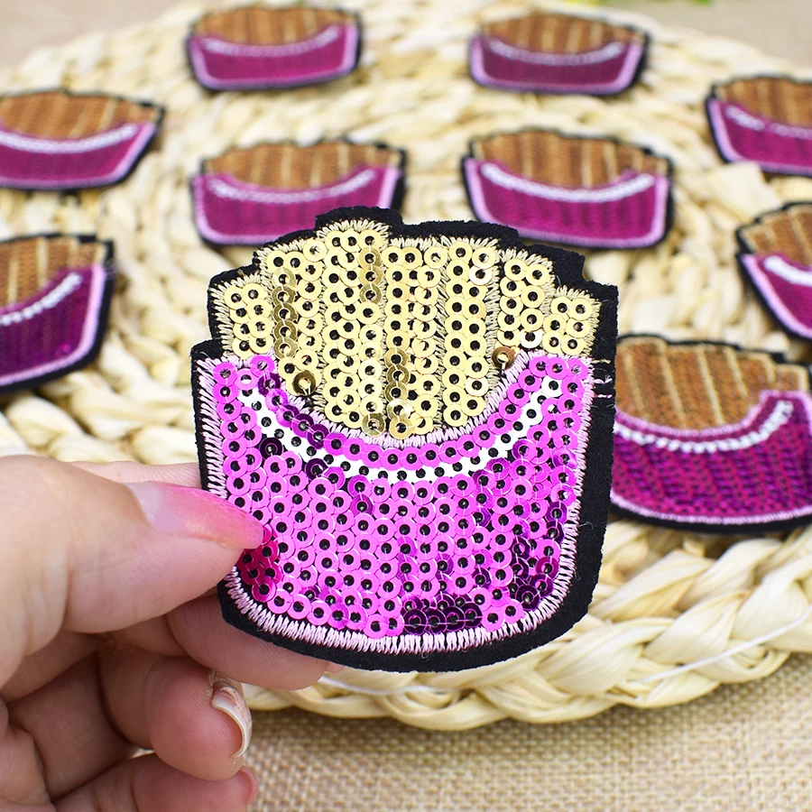 1 шт. патчи для джинсов и одежды с блестками|embroidery patch|sequin embroidery patchpatches patches |