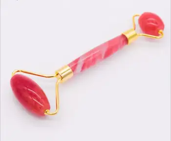 

KCONYD 20PCS Jade Massage Machine Red Watermelon Roller Massage Machine Beauty and Health Care Glass Face Massage Machine