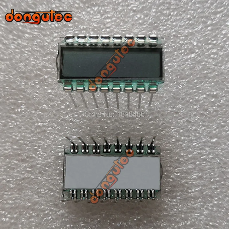 16PIN TN положительный 6-знака после запятой сегмент ЖК-дисплей Панель 3,3 V без Подсветка цифровая трубка Дисплей
