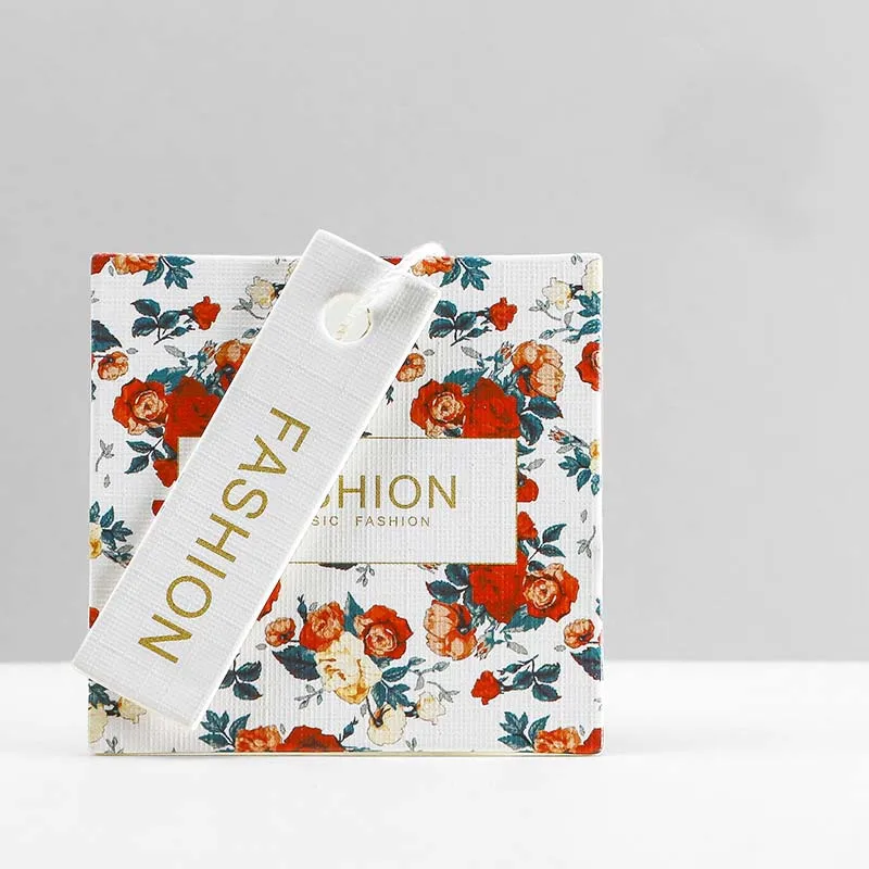 

500pcs custom hang tag brand tag clothing embossed paper hang tag gold foil two-pieces type Clothing label listing logo