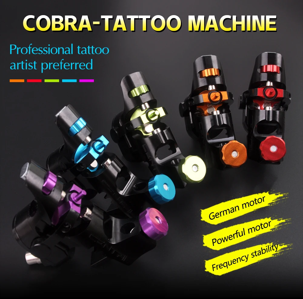 Máquina de Tatuagem Arma do Motor para Arma de Tatuagem Liga de Alumínio Spark Rotativa Shader Liner 5 Cores Sortidas Tatoo Microblading & 1 liner 5 cores sortidas tatoo arma do