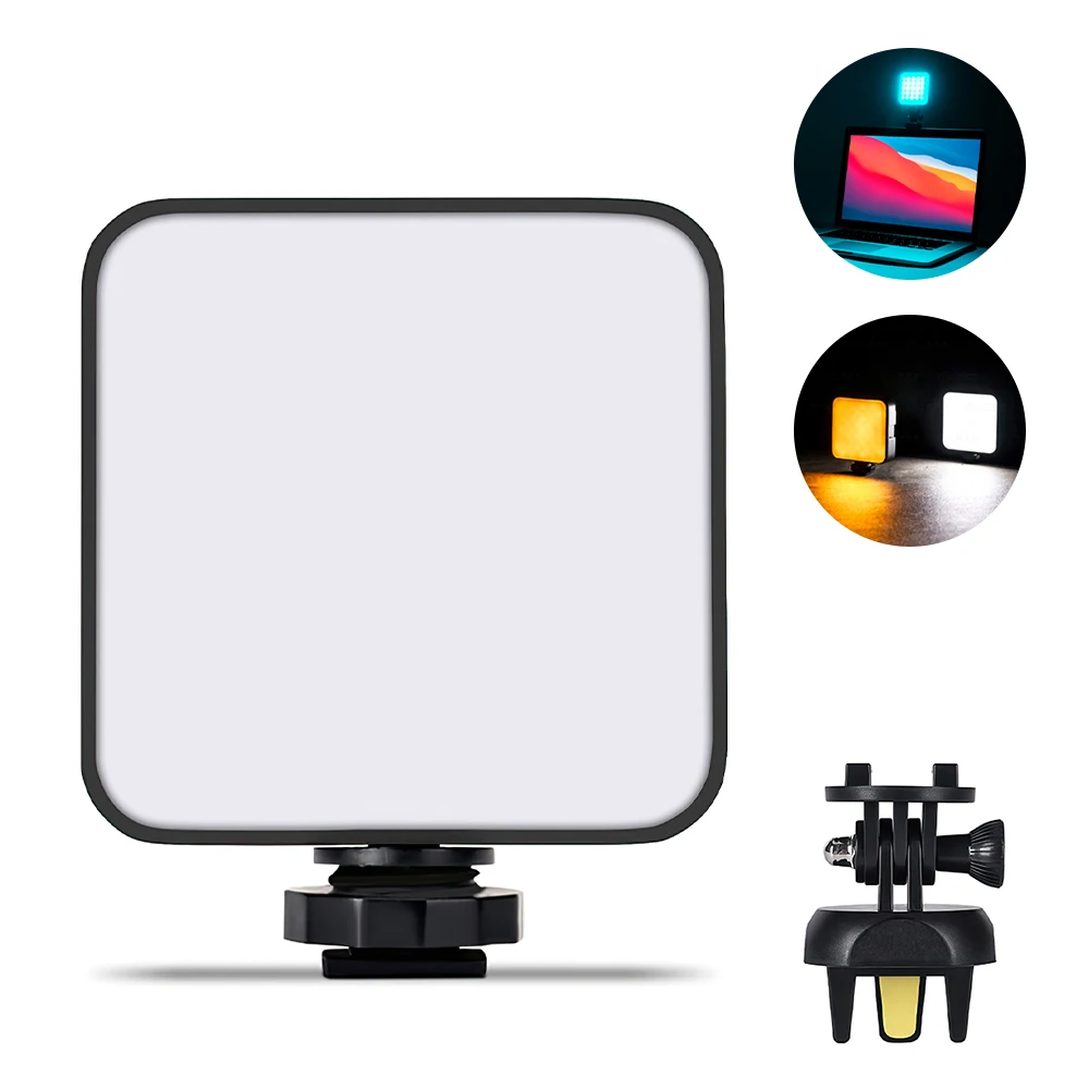SAMITAN RGB светодиодная мини-лампа для видеосъемки с регулируемой яркостью 2500K-6500K