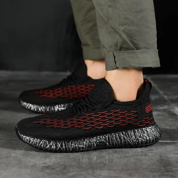 

2019 shoes men sandals sneakers tenis Korean version of autumn breathable fish scales low shoes sneakers A856