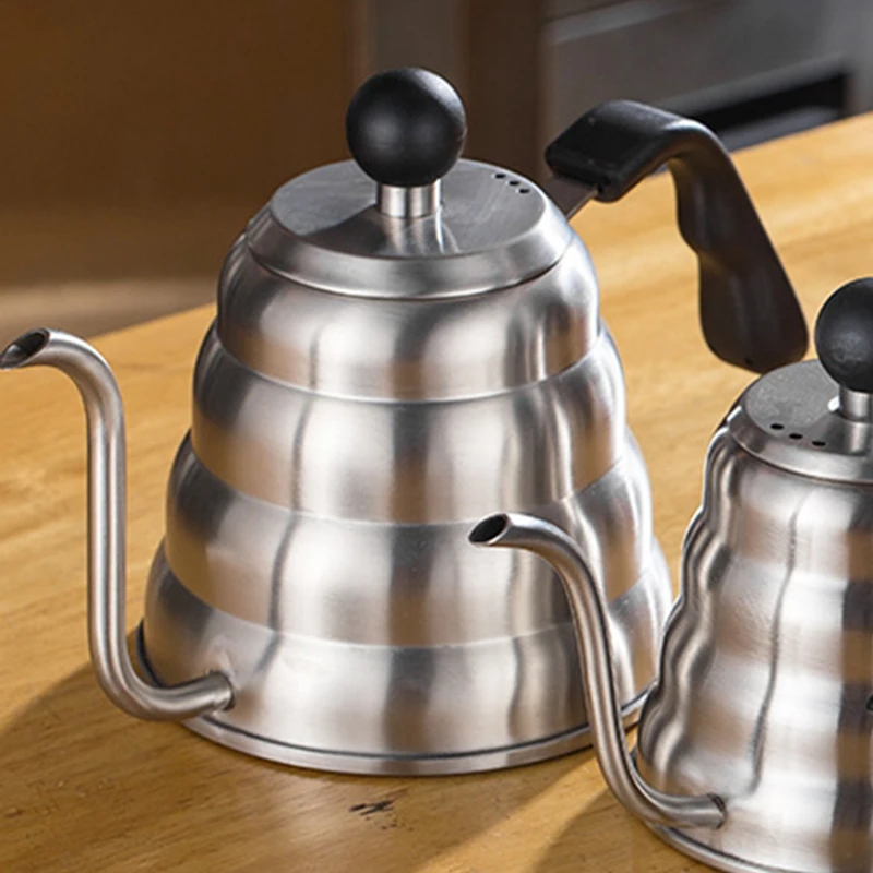 Чайник из нержавеющей стали для кофе, капельный чайник, высокое качество, бутылка, кухонные принадлежности, 1200 мл
