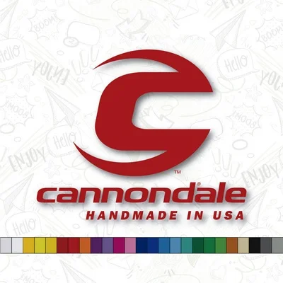 Autocollant Cannondale 'Fait Main' - Décalcomanie Vélo - Neuf