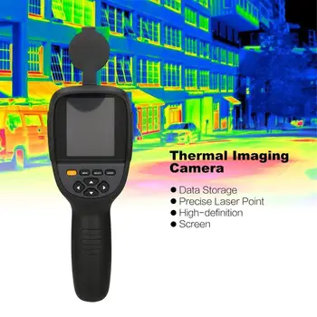 

HT-19 Handheld IR Digital Thermal Imager Detector Camera Infrared Temperature Heat with Storage HT-02 HT-02D HT-175