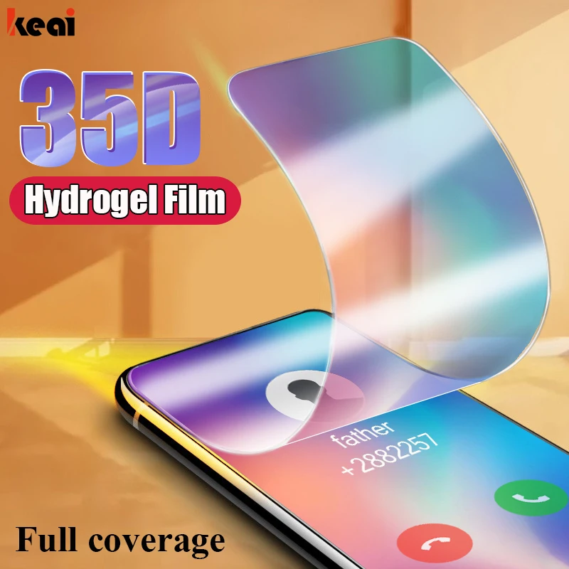 

35D Full Screen Protector Film For Xiaomi mi 9 se 8 lite Hydrogel Film For Xiaomi mi 9t A3 Lite CC9E CC9 Pro A1 A2 Not Glass