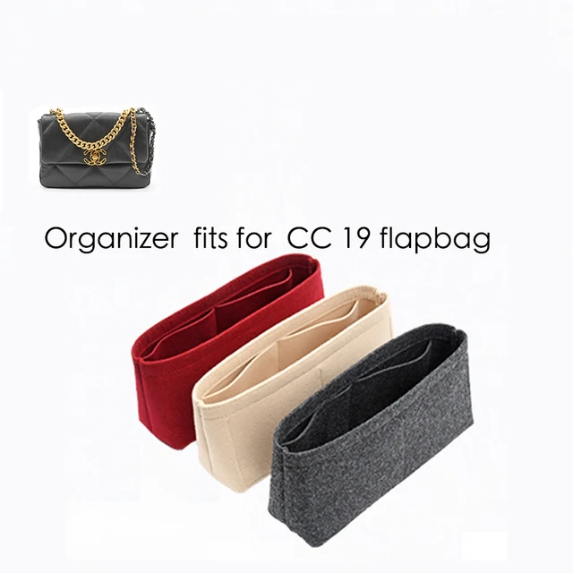 Bag Organizer for Chanel 19 Flap Large - Premium Felt (Handmade/20 Colors)