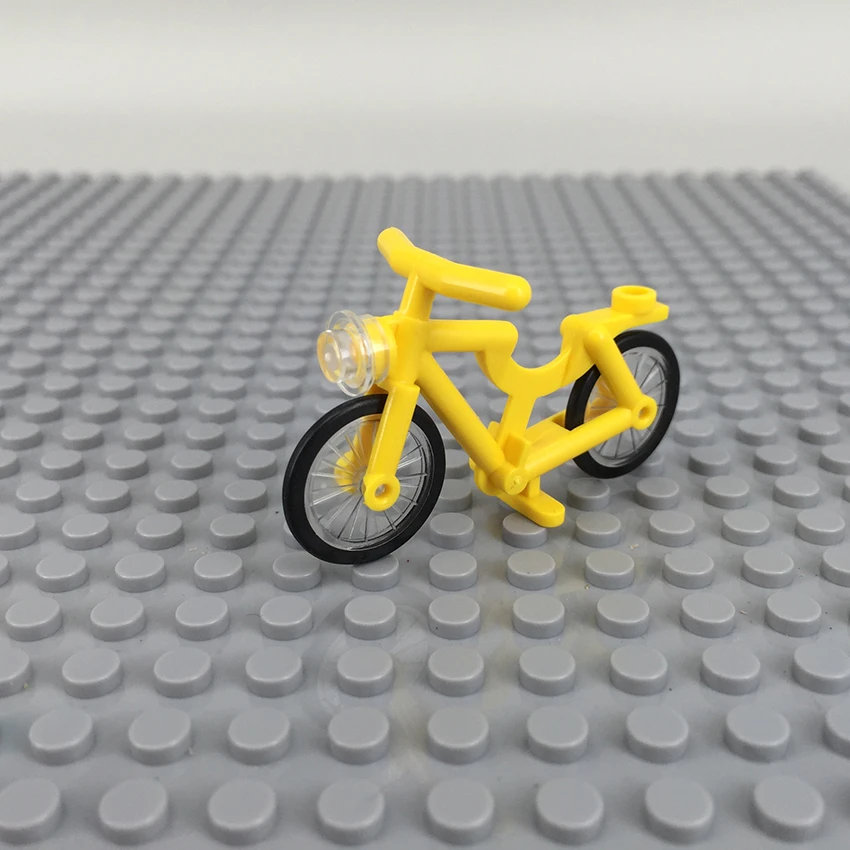 Single Legoingly Figure Accessories Building Block MOC Bicycle Bike Kit Brick Child DIY Toy Gift (8)