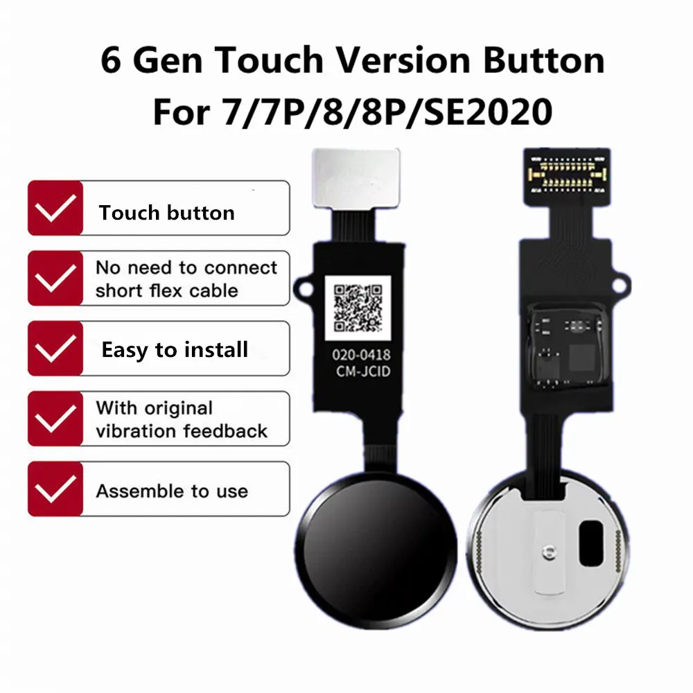 Jc Home Knop Flex Voor Iphone 7 8 Plus SE2020 Yf Universele Terug