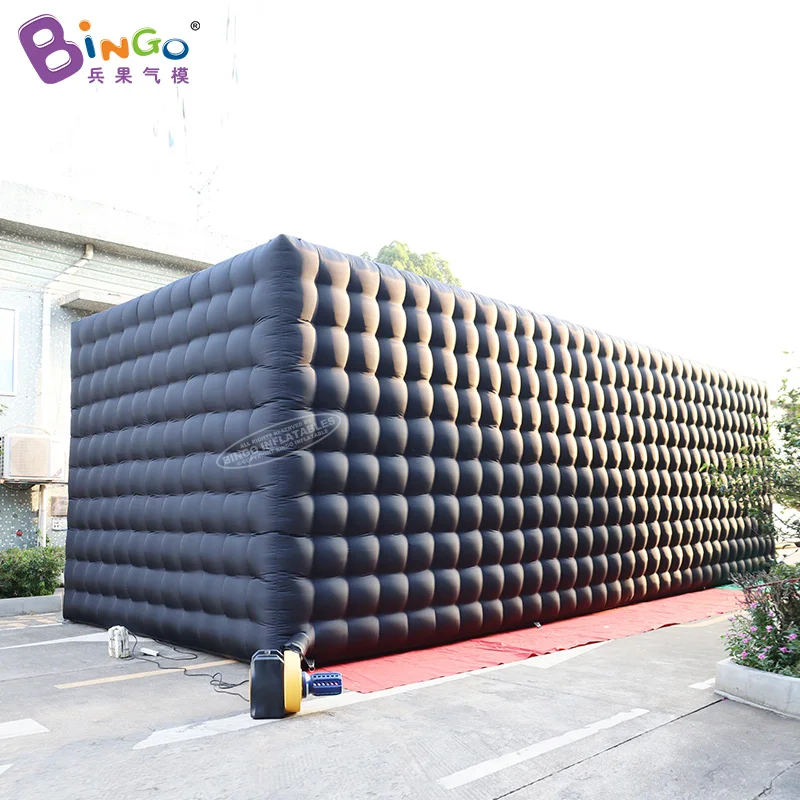 Customized 13x5x4 Meters Inflatable Event Tent For Sale / Free Shipping 42.6ft Outdoor Use Inflated Black Shelter 5