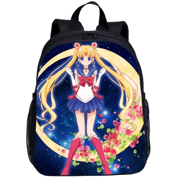

Cartoon Sailor Moon Backpacks Kids Kindergarten Bags Tsukino Usagi School Bag Cute Baby Girls Storage Bookbags Travel Gift