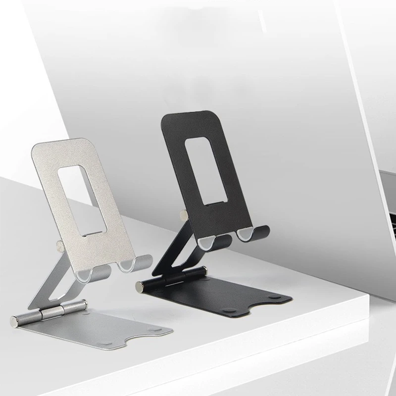 Adjustable Mobile Phone Bracket Support Aluminum Alloy Tablet Desk Holder Stand Portable Desktop Stand Table Phone Supportor mobile stand for table