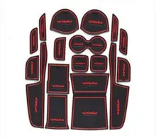 2016 for Suzuki Vitera sliding door mat storage case water cup storage anti - slip cushion interior decoration accessories