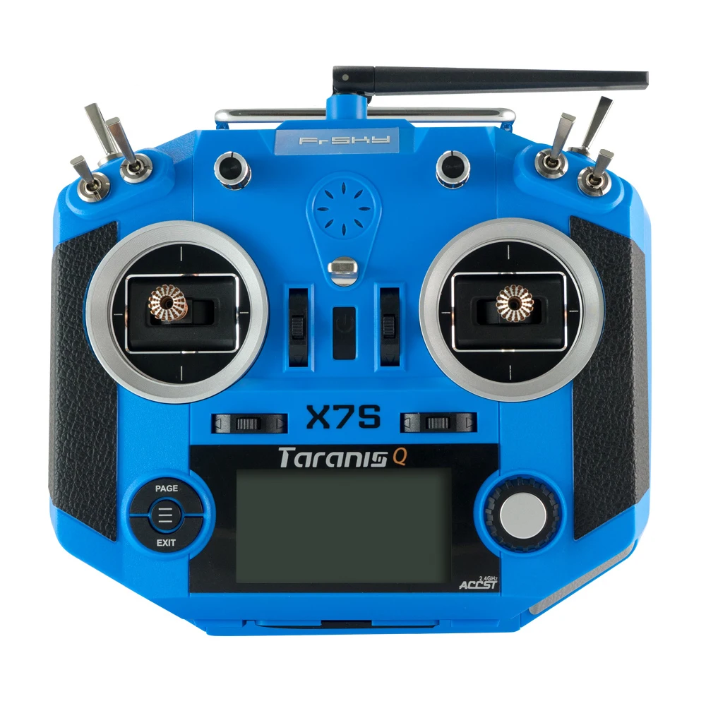 

Frsky 2,4G 16CH ACCST Taranis Q X7S transmisor modo TX 2 M7 cardán entrenador inalámbrico enlace gratuito App bolsa para modelos