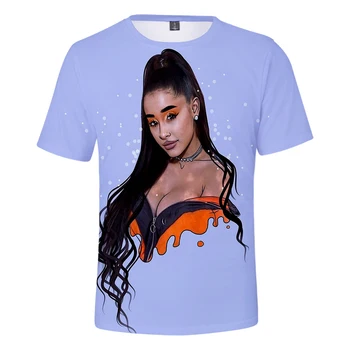 

2020 New Ariana Grande t shirt 3D Harajuku Summer Short Sleeve O-neck Tee Shirt Femme Casual Women Tshirt Lovers Tops