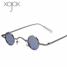 XojoX женские стимпанк Солнцезащитные очки Ретро Поляризованные солнцезащитные очки для мужчин металлические маленькие круглые винтажные Брендовые очки для вождения UV400