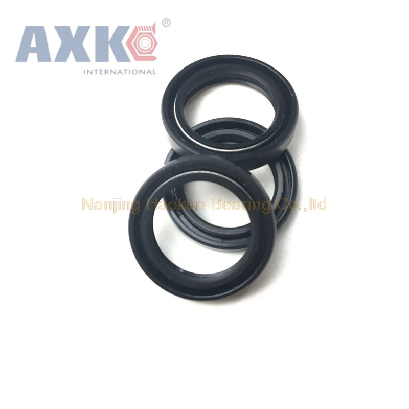AXK 20x25x7 20x26x 4/5 Нитриловая Резина черная NBR пружина Двойные Губы TC кольцо прокладка