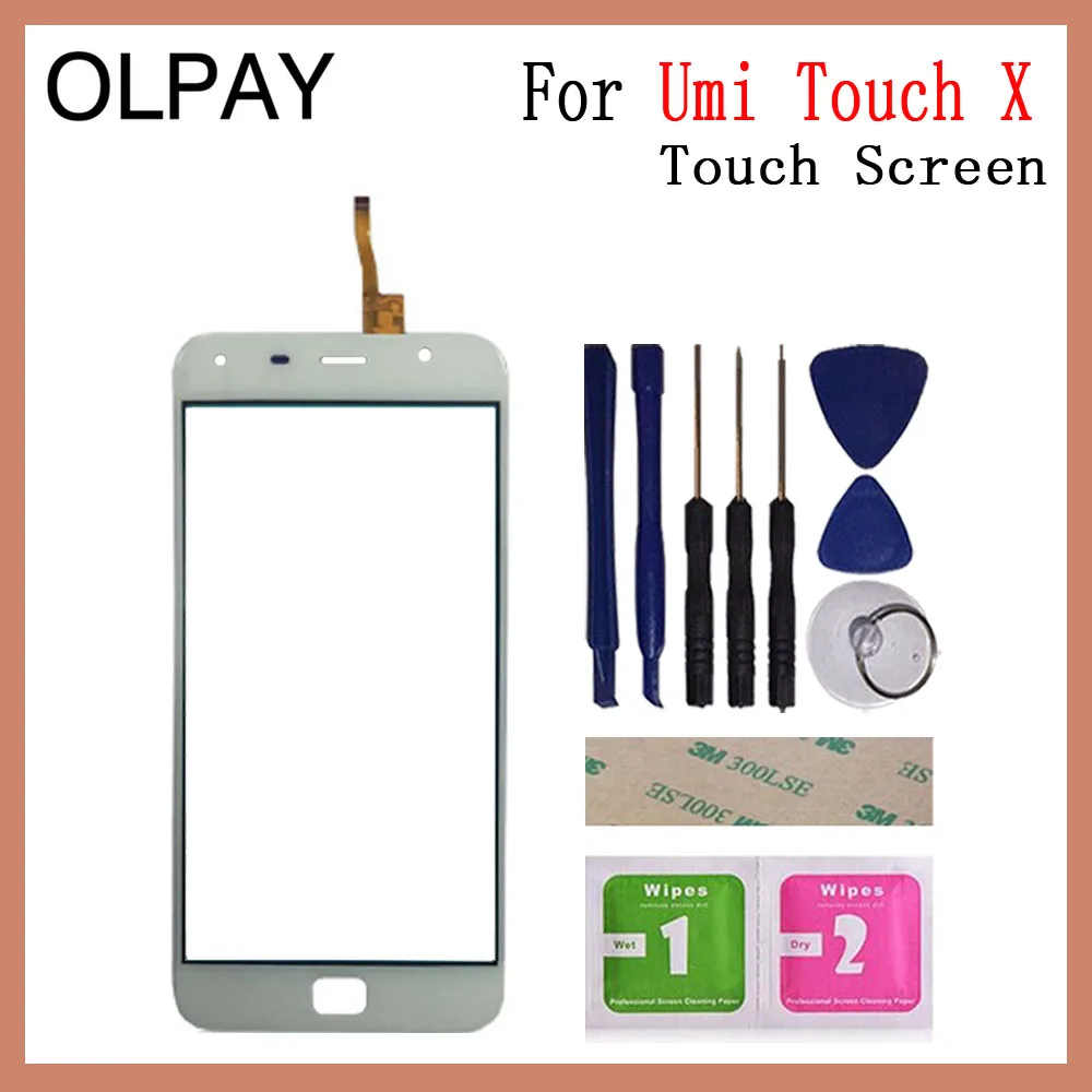 Mobile Phone Touch Panel 5.5'' inch For Umi Touch / Touch X Touch Screen Digitizer Panel Fornt Glass Sensor Repair Parts