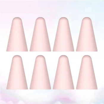 

8PCS Silicone Nib Cover Non-S2lip Stylus Nib Cap Nib Cover Tip Protector Compatible for Apple Pencil 1/2