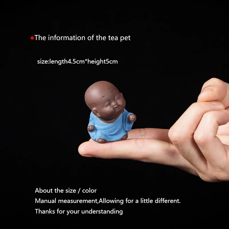 Мини статуэтка кунг фу из фиолетовой глины 2 шт./лот|Статуэтки и миниатюры| |