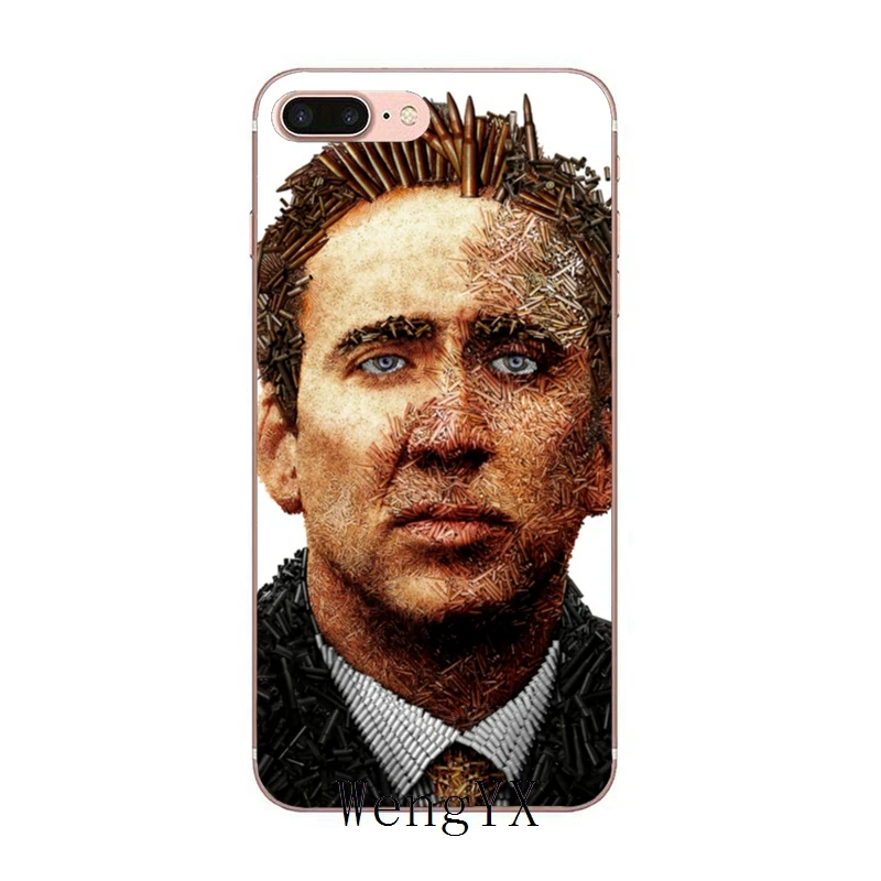 Чехол Nicolas Cage для iPhone 11 Pro XS Max XR X 8 7 6 6S Plus 5 5S SE силиконовый мягкий чехол