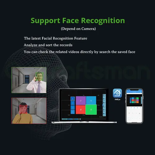 XMeye 8ch POE NVR 4K Support 16ch Network Video Recorder Register H.265X 1 HDD 24/7 Recording IP Camera P2P System Security - Image 2