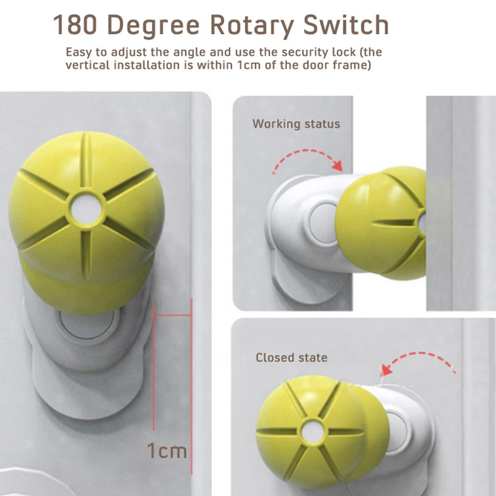 Детский безопасный замок для ящиков шкафа дверь холодильника 180 градусов поворотный