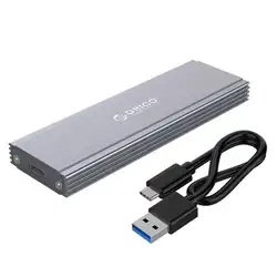 ORICO M2 SSD чехол NGFF USB 3,1 Тип-C корпус для жесткого диска коробка 5 Гбит/с Алюминий сплава для Intel 2230 2242 2260 2280 NGFF SSD коробка